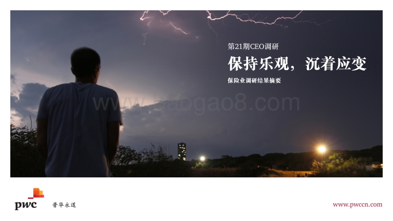 保险业调研结果摘要：保持乐观，沉着应变.pdf_第1页