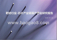 靶材行业-芯片产业链国产行业研究报告.pptx