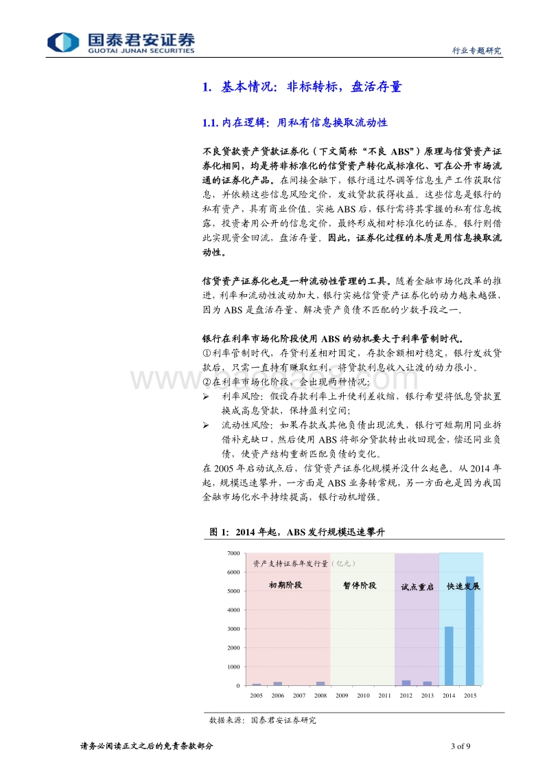 不良资产管理行业系列之三：不良贷款资产证券化.pdf_第3页