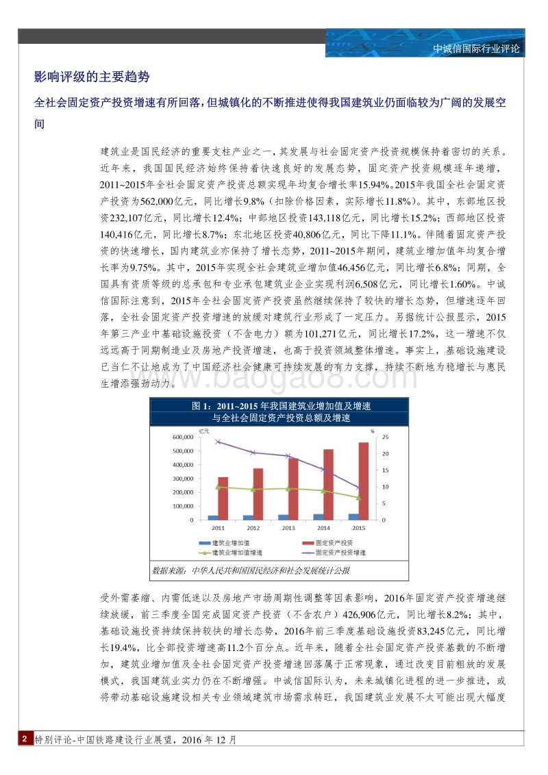 2016年度中国铁路建设行业展望.pdf_第2页