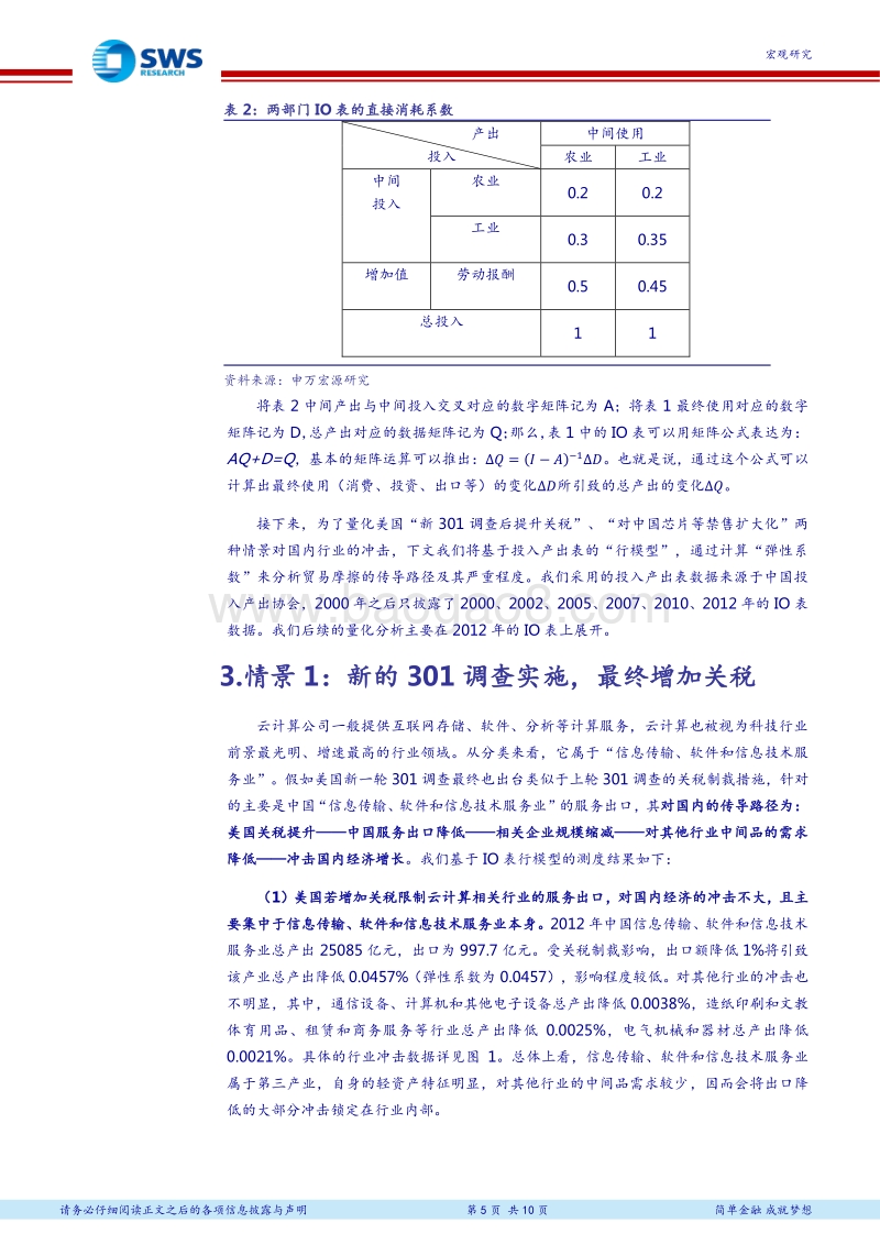 IO表测算禁售扩大化对不同行业的量化影响：中兴禁售，折射出中国高技术行业的集体焦虑.pdf_第5页