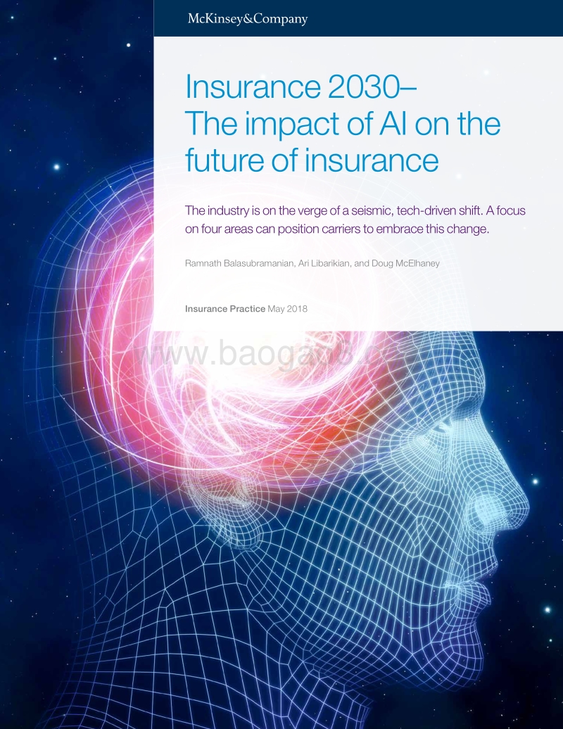 保险业2030：人工智能对未来保险业的影响（英文版）.pdf_第1页