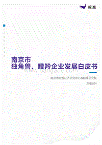 南京市独角兽、瞪羚企业发展白皮书.pdf
