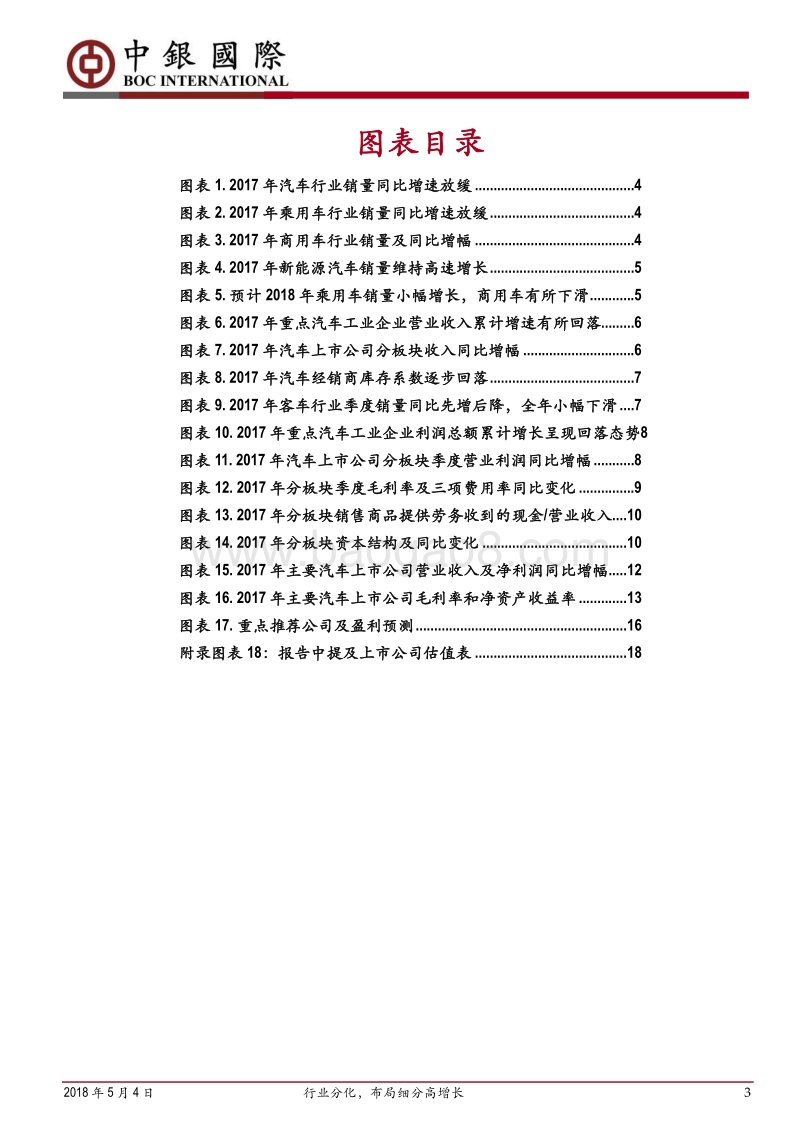 汽车行业2017年报分析：行业分化，布局细分高增长.pdf_第3页
