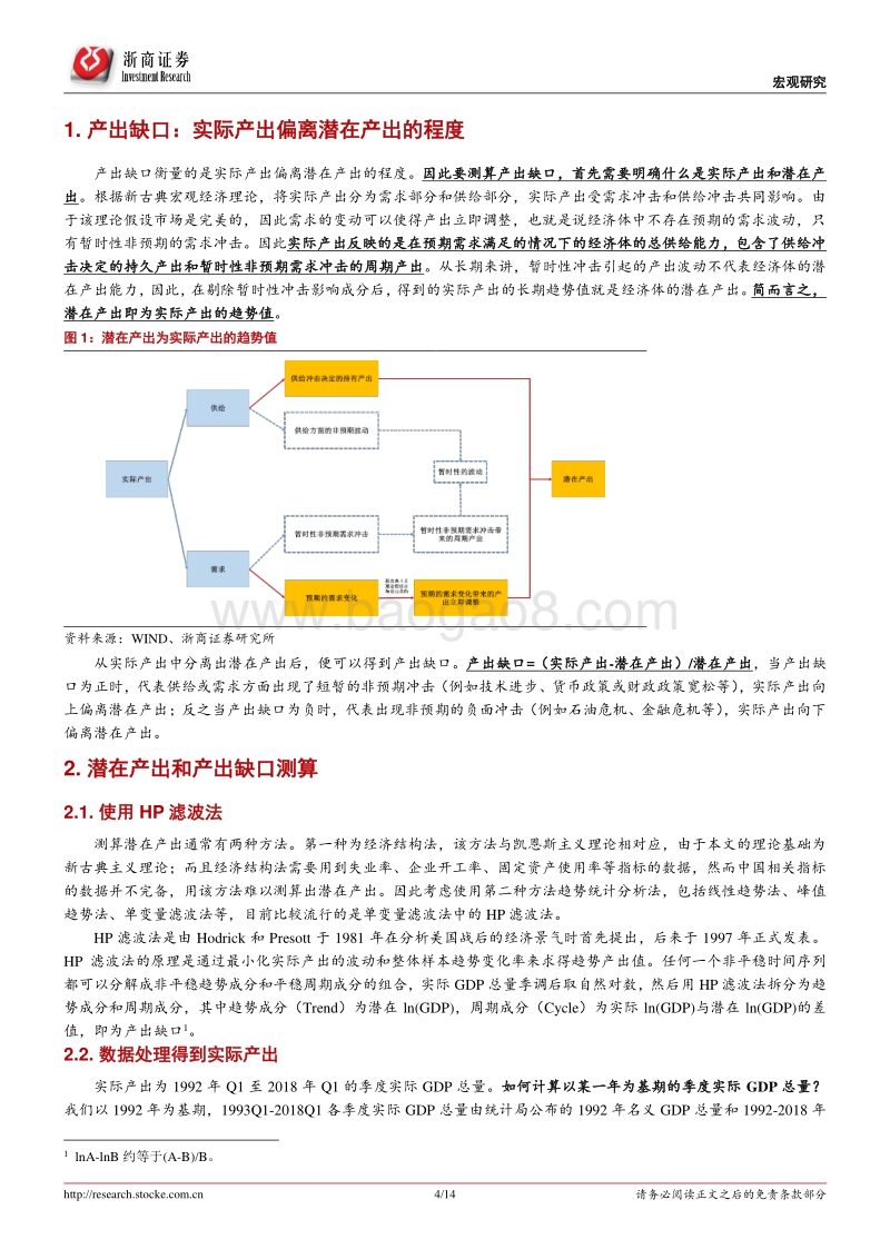 基于产出缺口的影响分析：PPI和10年期国债收益率将怎么走？.pdf_第4页
