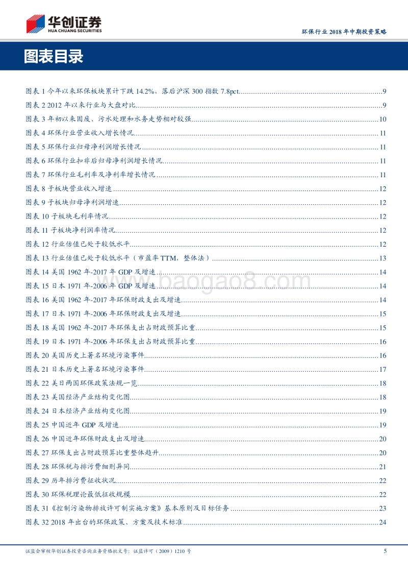 环保行业2018年中期投资策略：纵观内外，天蓝水碧万象更新.pdf_第5页