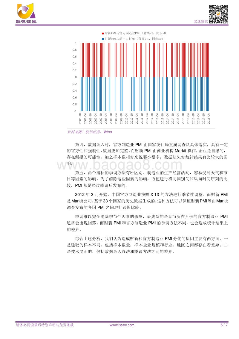 宏观专题研究：财新和官方制造业PMI，为何连续8个月背离？.pdf_第5页