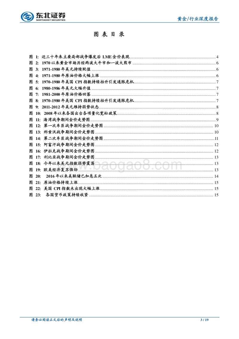 以史为鉴：局部战争下的黄金价格表现.pdf_第3页