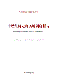 中巴经济走廊实际调研报告.pdf