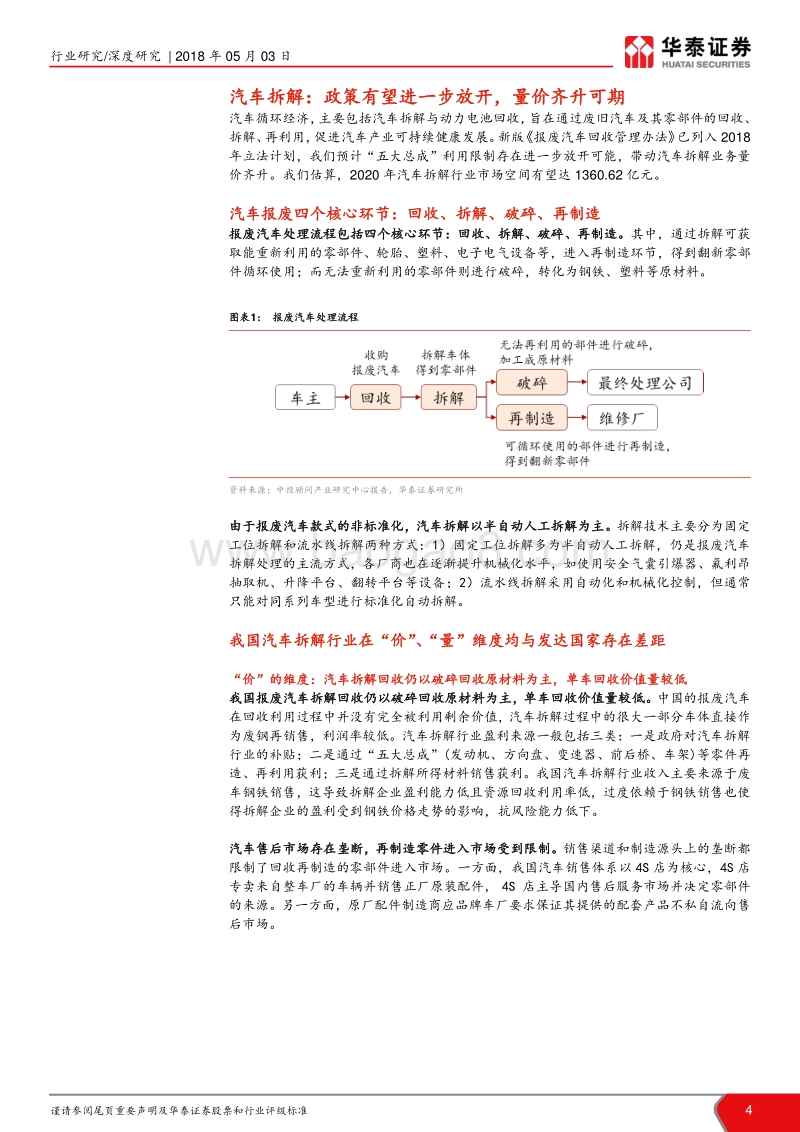 汽车拆解与电池回收行业前景展望：汽车循环经济：成长空间有望打开.pdf_第4页