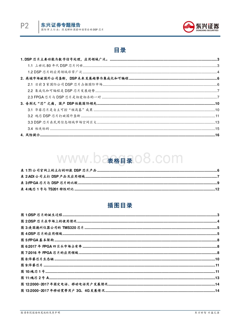 国防军工行业专题报告：深度解析国睿四创背后的DSP芯片.pdf_第2页