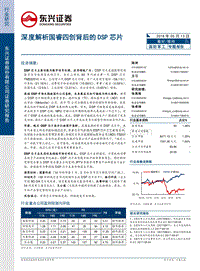 国防军工行业专题报告：深度解析国睿四创背后的DSP芯片.pdf