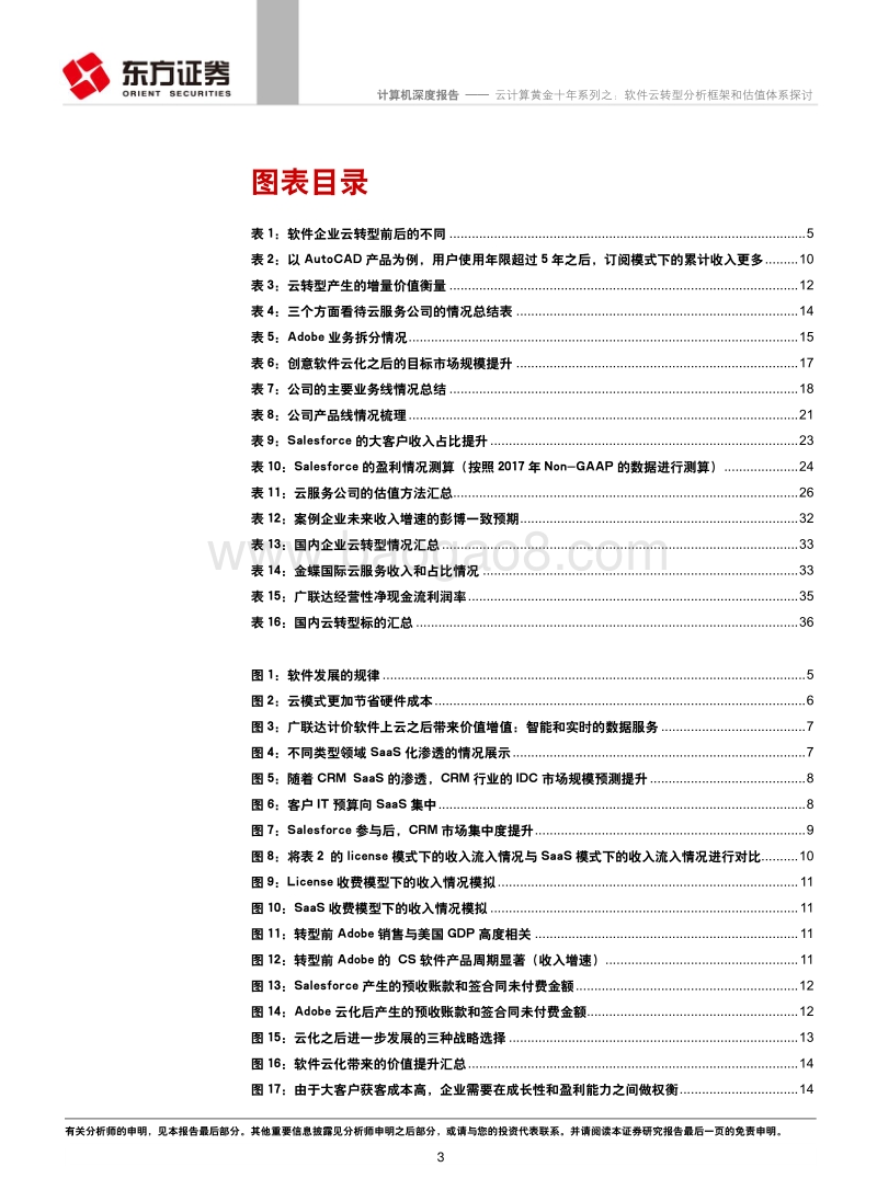 云计算黄金十年系列之：软件云转型分析框架和估值体系探讨.pdf_第3页
