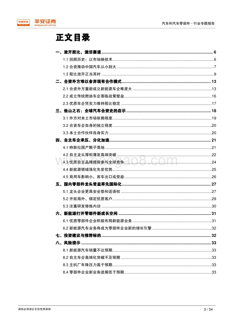 汽车及汽车零部件行业专题报告：开放之浪，淘沙见金.pdf_第3页
