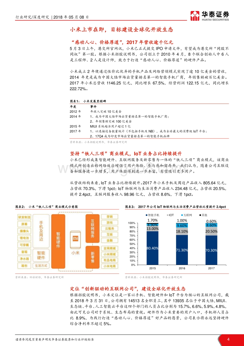 小米上市所带来的投资机遇解析：推广硬件，加码IoT，强化用户变.pdf_第4页