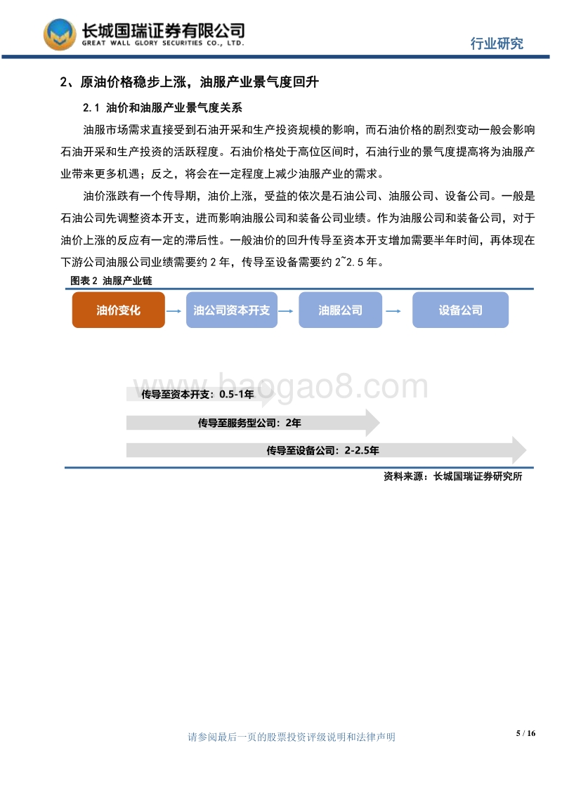油服产业专题报告：油服产业冬去春来，景气度回升.pdf_第5页