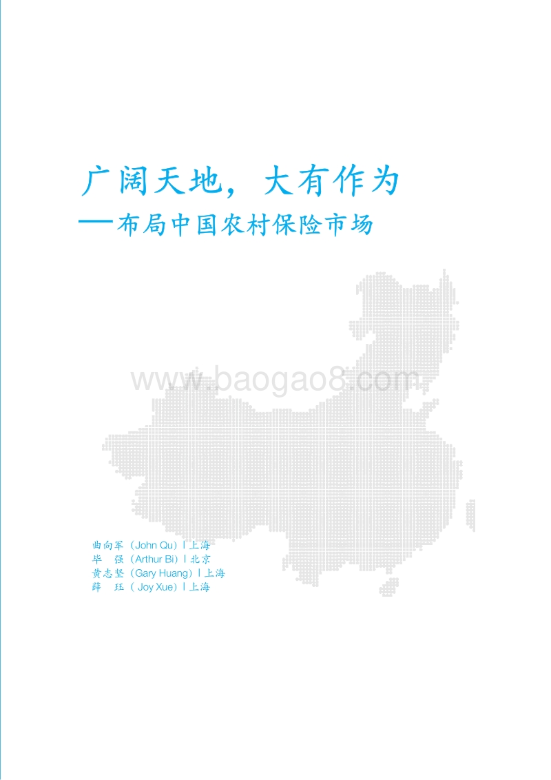 布局中国农村保险市场：广阔天地，大有作为.pdf_第3页
