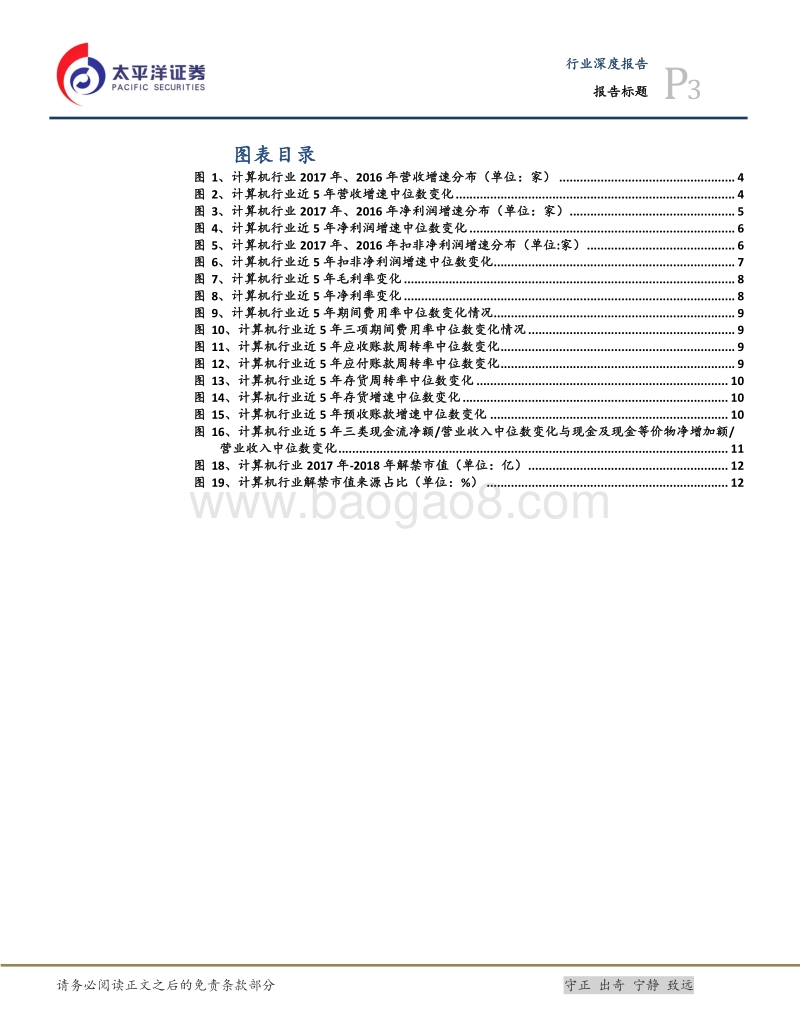 软件与服务行业深度报告：2017年计算机板块增长稳定、解禁压力犹在.pdf_第3页