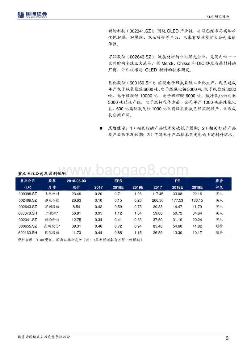 化工新材料海外专题报告系列四：韩国篇：背靠本土巨头，韩国半导体和面板材料龙头持续技术创新.pdf_第3页