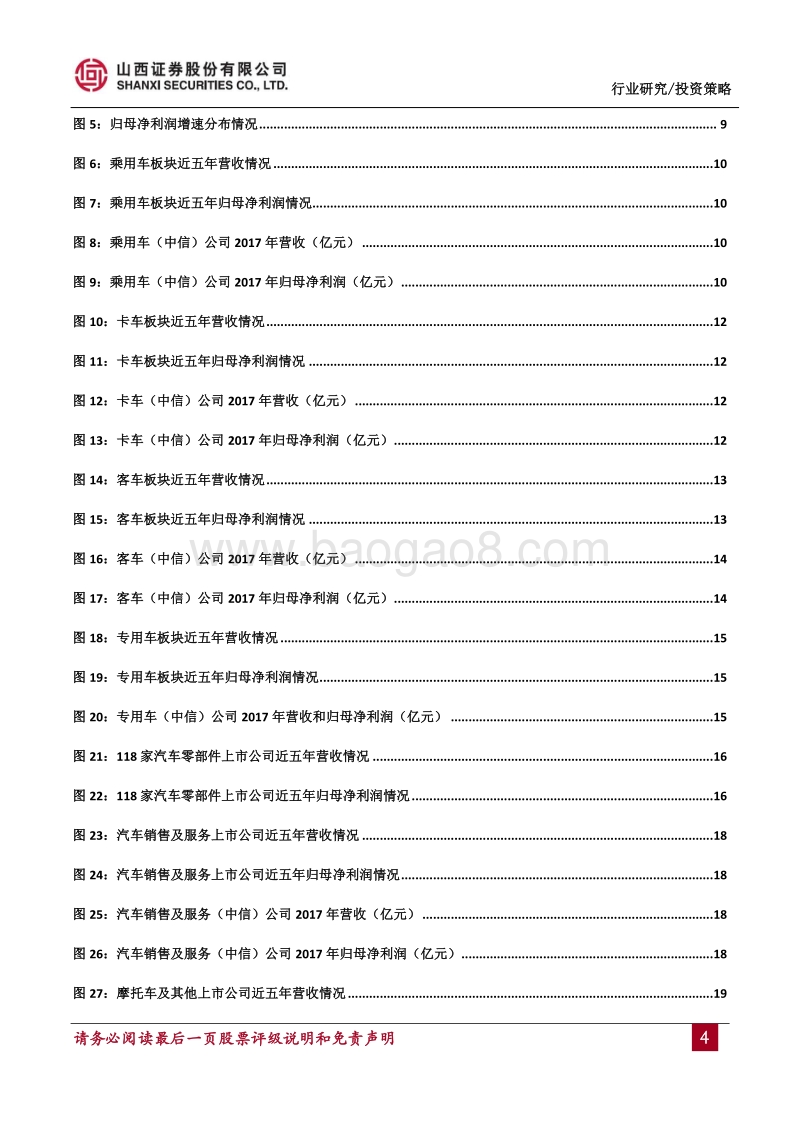 汽车行业2017年年报综述及投资策略：板块差异较大，龙头优势凸显.pdf_第4页