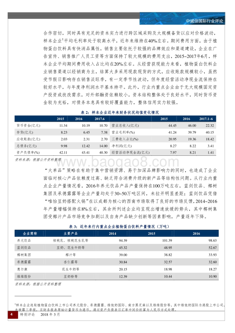 植物蛋白饮料行业特别评论.pdf_第4页