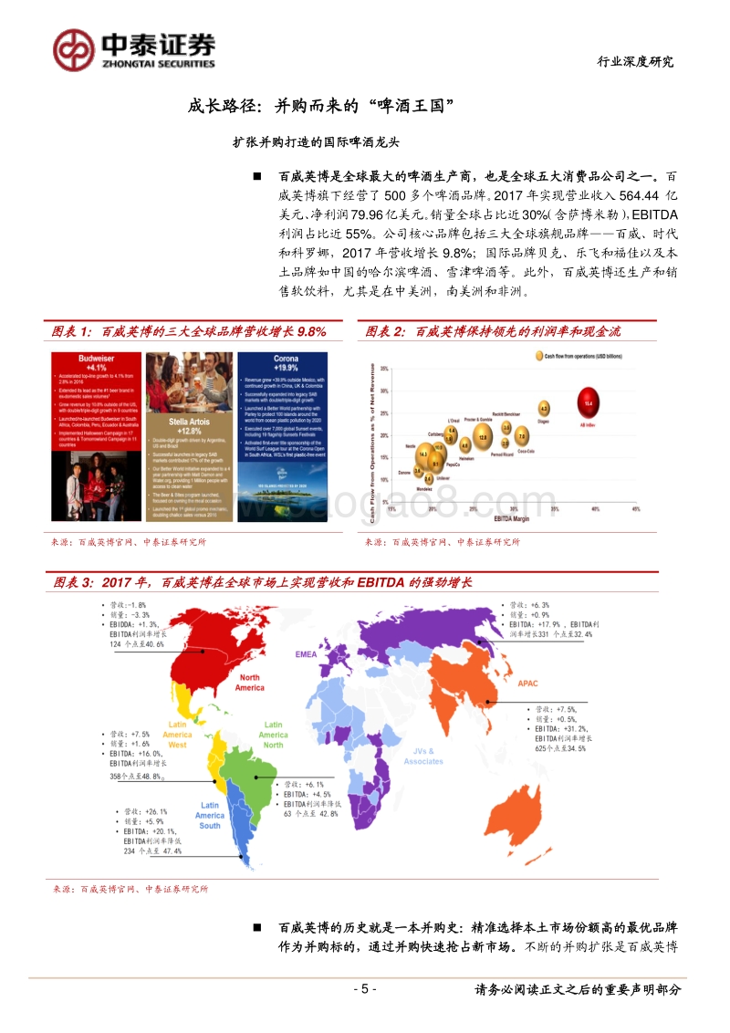 伟大的啤酒并购与整合，剖析百威英博全球并购成功之因.pdf_第5页