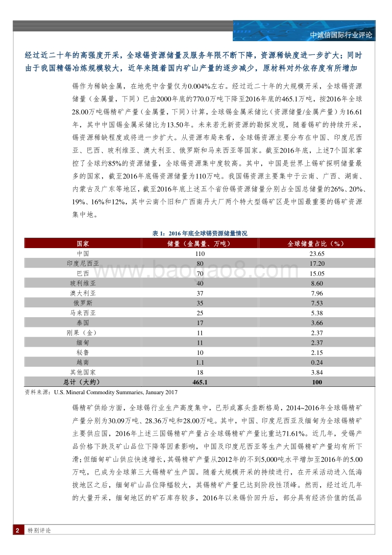 锡金属行业特别评论.pdf_第2页