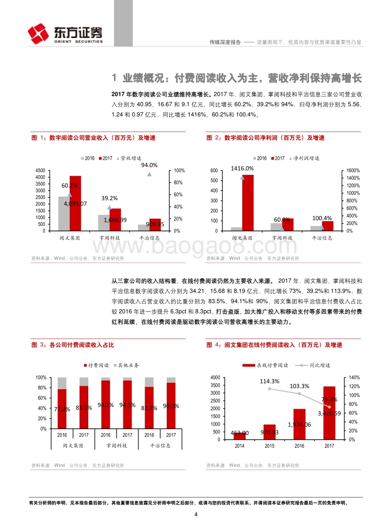 数字阅读行业2017年年报总结：流量困局下，优质内容与优势渠道重要性凸显.pdf_第4页