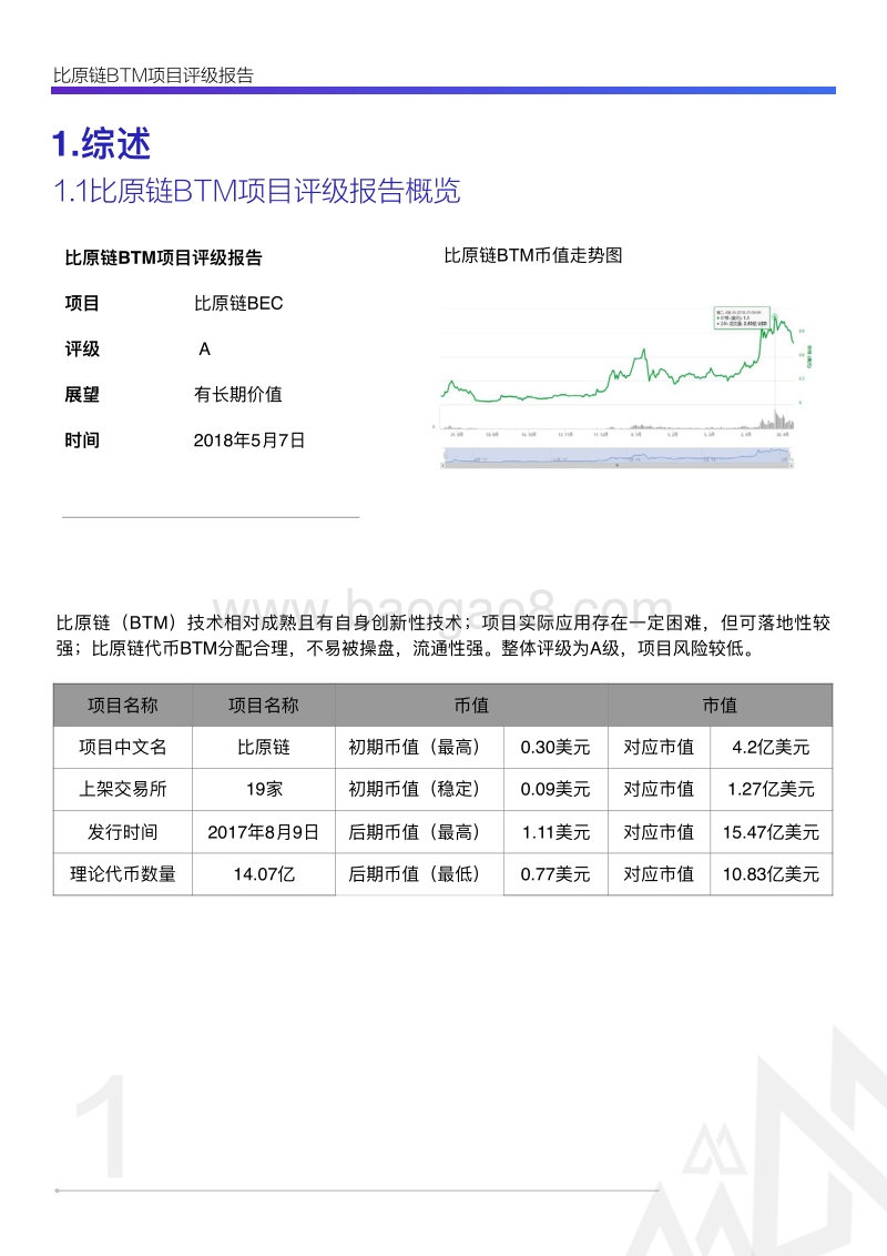 BYTOM比原链项目评级报告.pdf_第3页