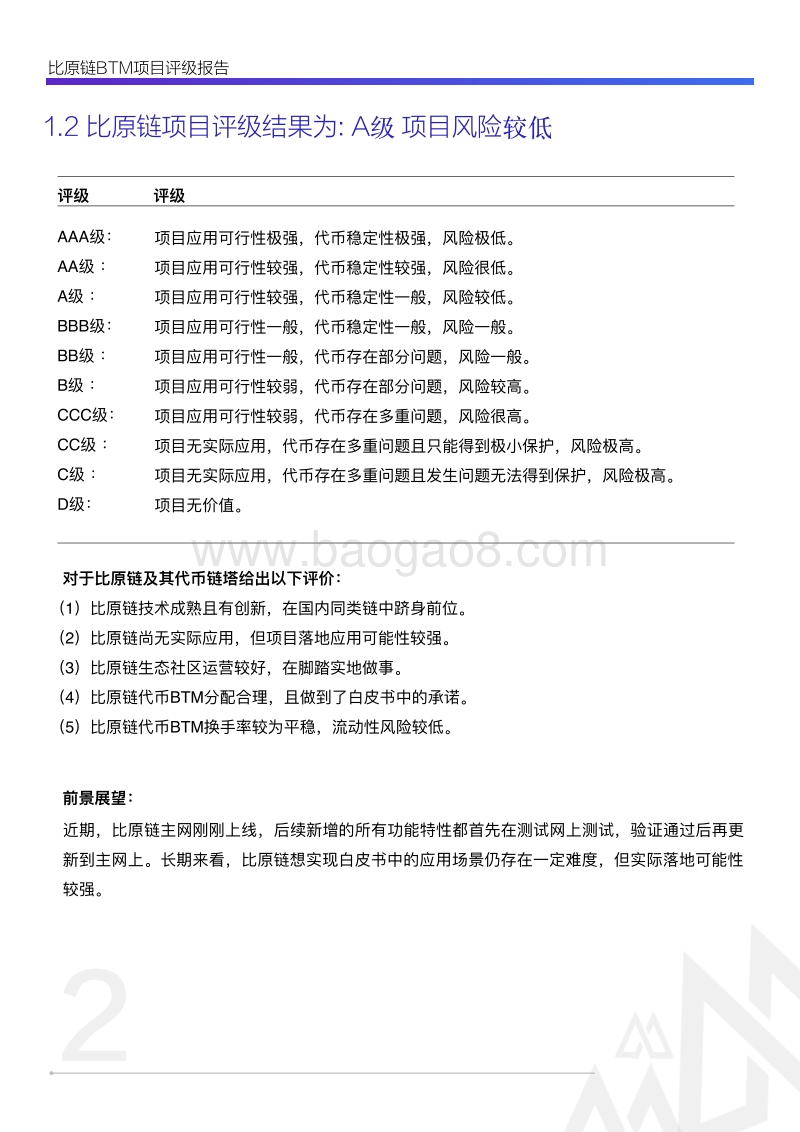 BYTOM比原链项目评级报告.pdf_第4页