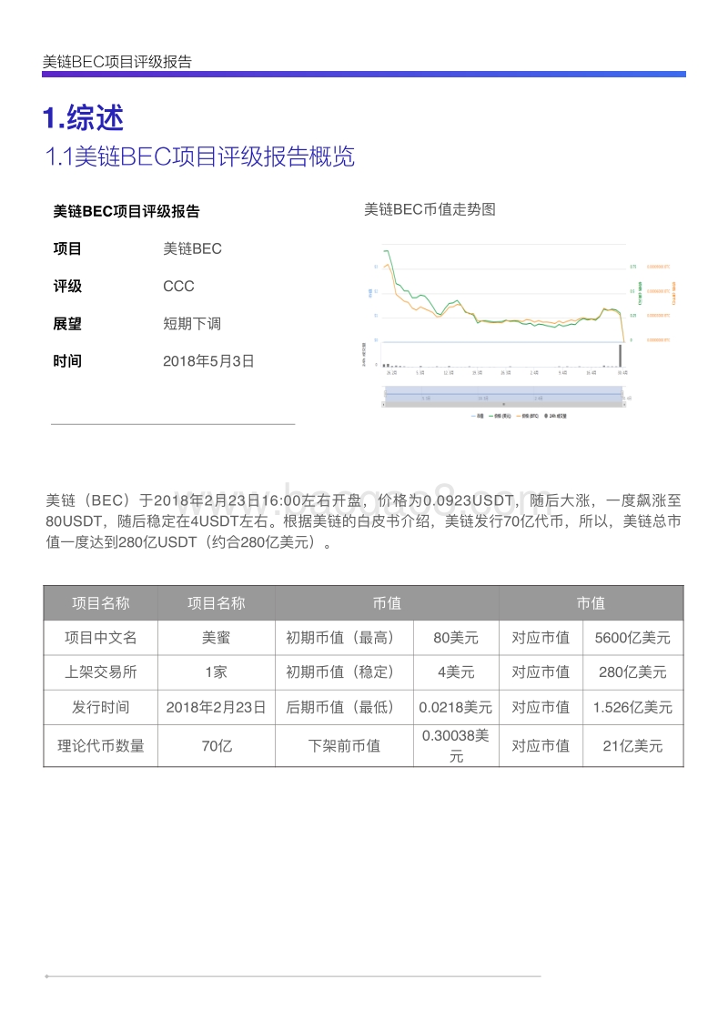 美链BEC项目评级报告.pdf_第3页