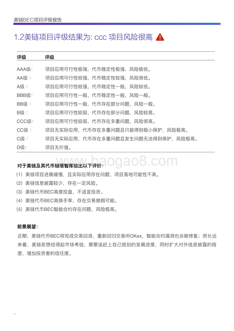 美链BEC项目评级报告.pdf_第4页