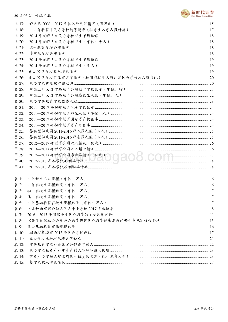 拥抱民办品牌龙头发展新机遇：民办基础教育行业：需求和政策双轮驱动，龙头学校成长提速.pdf_第3页