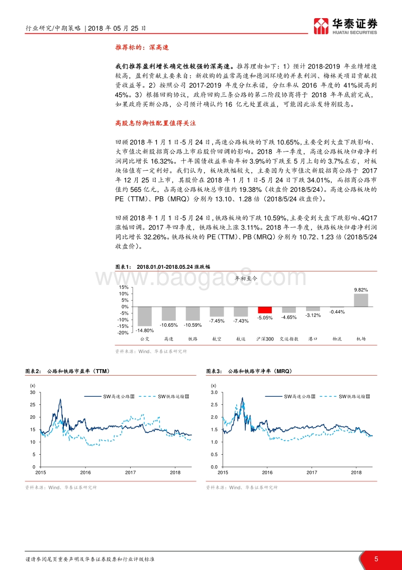铁路公路2018年中期策略：建议增持铁路，精选公路个股.pdf_第5页