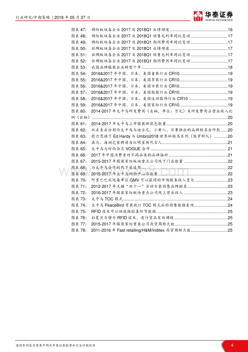纺织服装行业2018年中期投资策略：本土品牌正崛起，板块布局迎良机.pdf_第4页