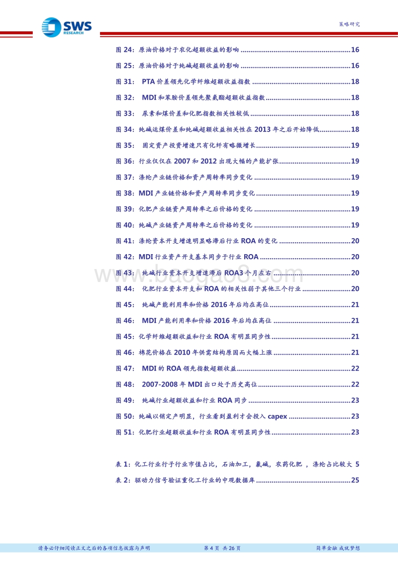 再论“驱动力信号验证”策略体系报告之十二：策略“两表一链”看化工.pdf_第4页