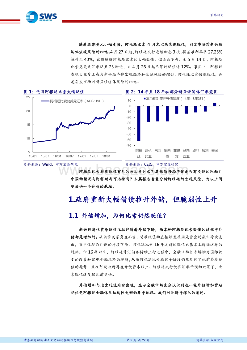 全球资产配置之新兴市场系列报告之一：从阿根廷比索贬值看新兴经济体的宏观风险与中国的特殊性.pdf_第5页