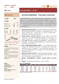 光伏系列报告（十四）：组件高效化趋势超预期，单晶及高效产品盈利性强.pdf
