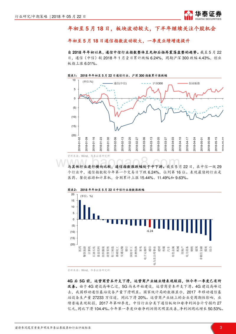 通信行业2018年中期策略报告：关注四大主线，自下而上细考量.pdf_第3页