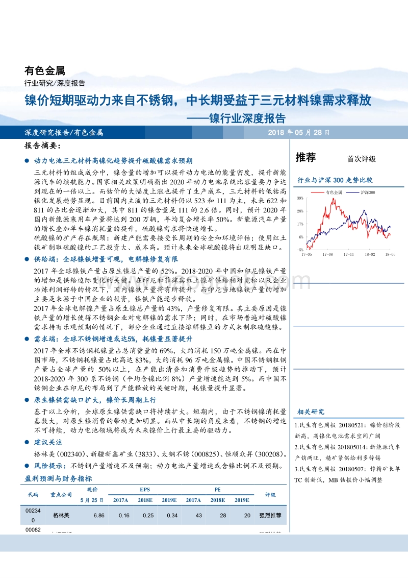 2018镍行业深度报告.pdf_第1页