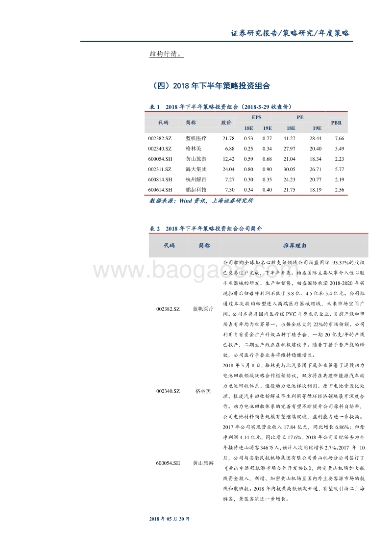 2018年A股市场下半年策略展望.pdf_第4页