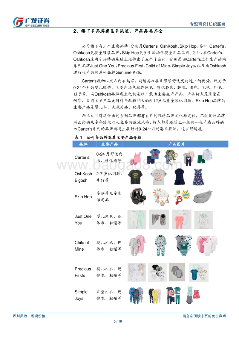 国际童装龙头Carter’s的启示：品牌并购及新市场拓展驱动持续增长.pdf_第5页