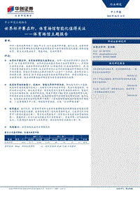 体育场馆主题报告：世界杯开赛在即，体育场馆智能化值得关注.pdf