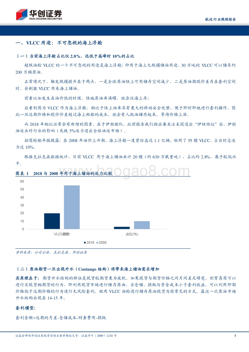 超级油轮行业专项研究（一）：海上浮舱与原油期货升贴水的关联，维持观点.pdf_第4页
