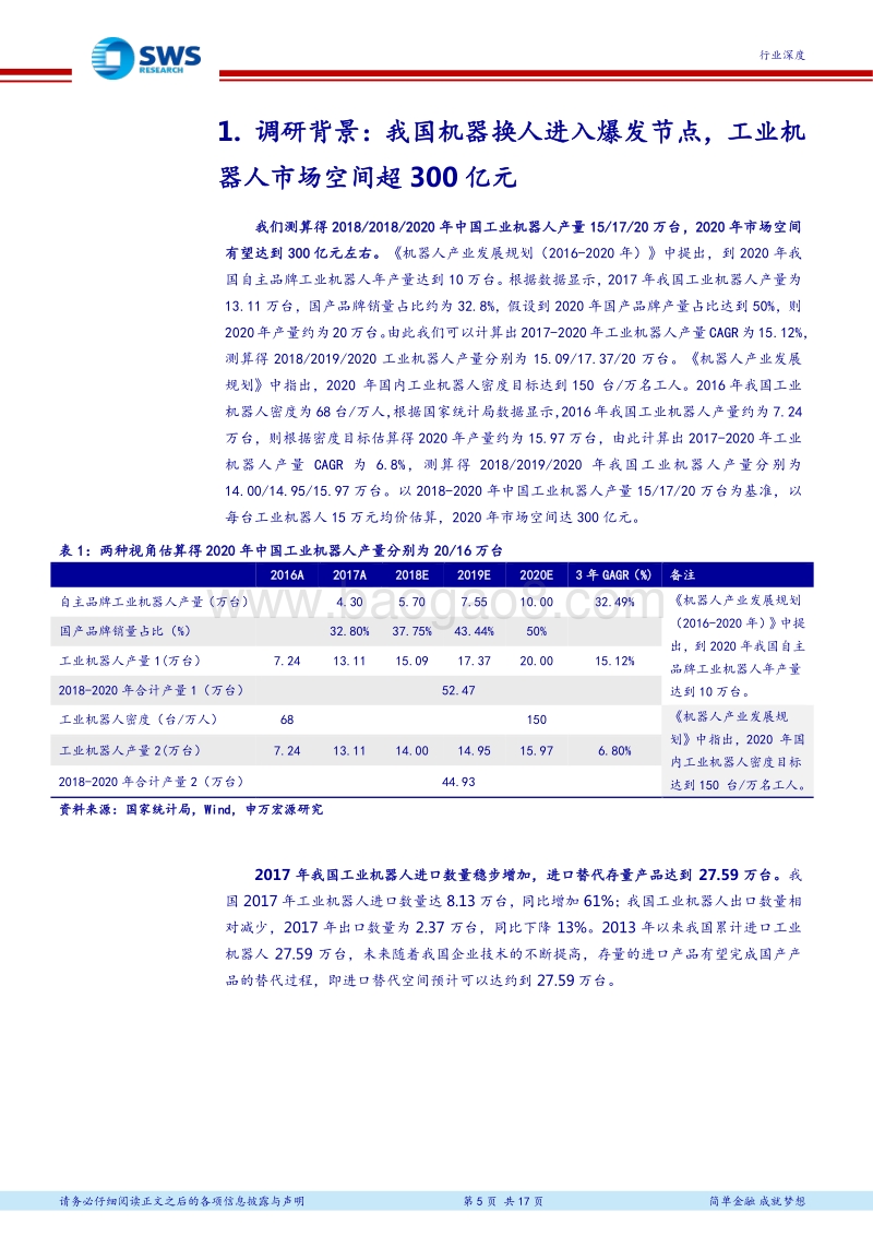 2018中国（武汉）国际自动化与机器人展览会调研报告：全球龙头把持本体与零部件高端应用，中资企业实现全产业链突破.pdf_第5页
