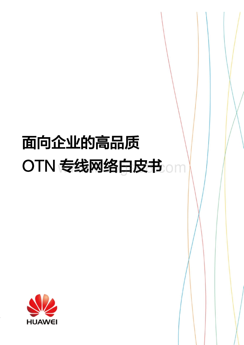 面向企业的高品质OTN专线网络白皮书.pdf_第1页