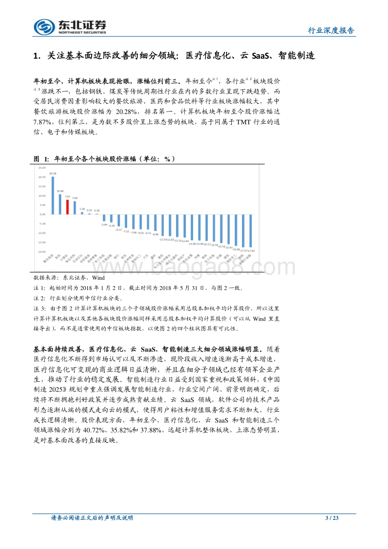 计算机行业深度报告：关注基本面持续边际改善的三大细分领域.pdf_第3页