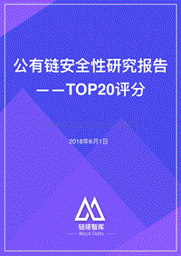 公有链安全性研究报告TOP评分.pdf