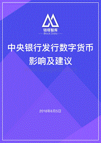 中央银行发行数字货币影响及建议.pdf