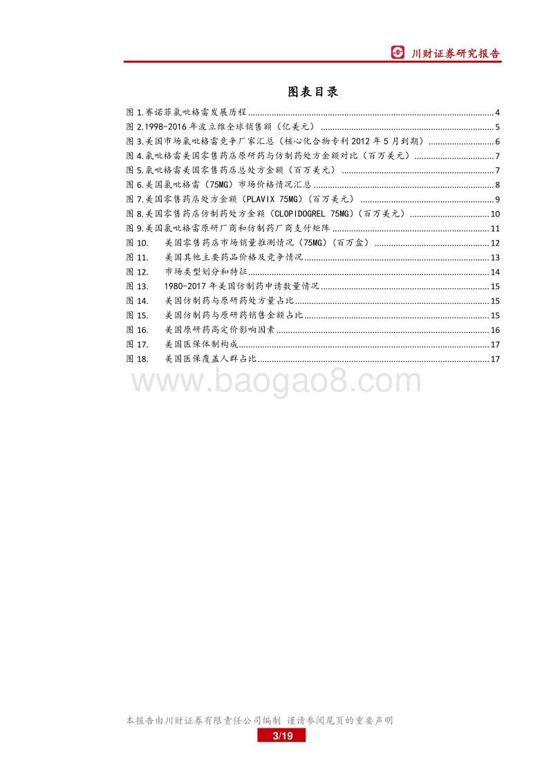 仿制药深度报告系列之一：从氯吡格雷揭示美国仿制药市场现状.pdf_第3页